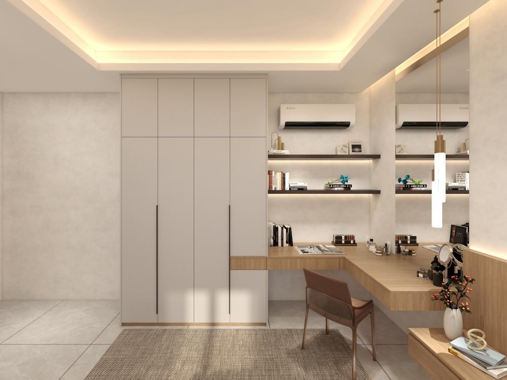 Modern Bedroom Closet with Dressing Table For Apartment Hotel Residential Villa For Bedroom