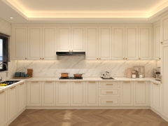 Wholesale Price Ready To Assemble Solid Wood Kitchen Cabinet