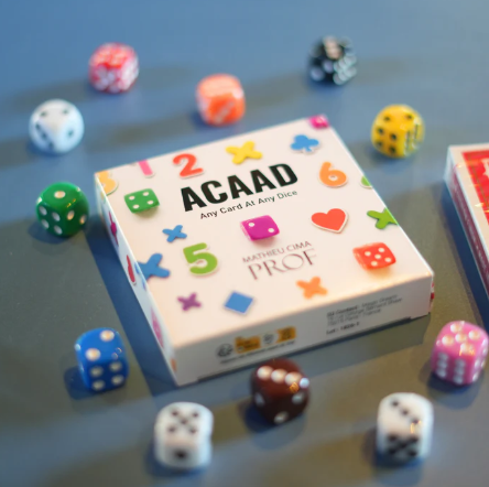 ANY CARD AT ANY DICE A.C.A.A.D by Mathieu Cima (French)