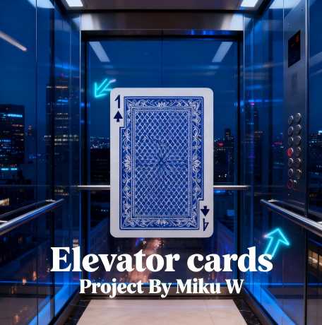 Four Elevators Card Project By Miku W