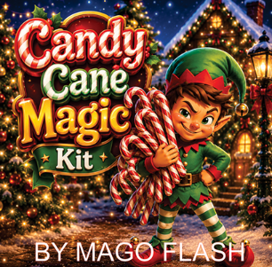 Candy Cane Magic Kit by Mago Flash