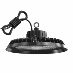 Detailed image of the sensor on the Crossover UFO Highbay Light, highlighting its capability to adjust based on ambient light