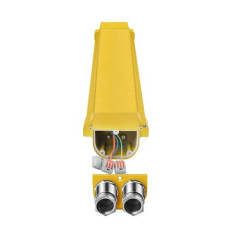 Detailed look at the lens of the Expert Series Explosion Proof LED Light, highlighting its high lumen output and efficiency