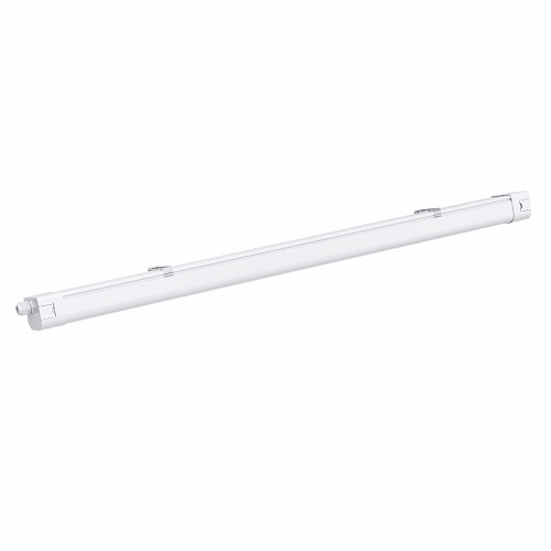 Lock&Lock Tri-proof LED Light illuminated in a workshop, highlighting its bright and efficient lighting capabilities
