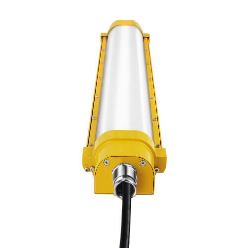 The Expert Series Explosion Proof LED Light displaying its secure mounting bracket, ideal for various installation needs