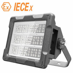 Installation of Apollo Series LED Explosion Proof Light in an industrial setting, demonstrating its durability and safety features.