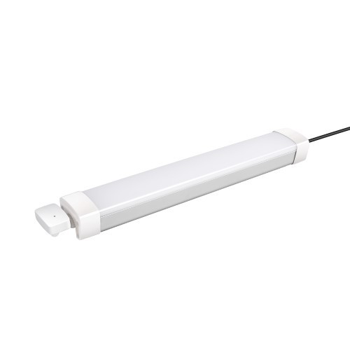 The Honor Series tri-proof light mounted in an industrial setting, showcasing its waterproof and dustproof features.
