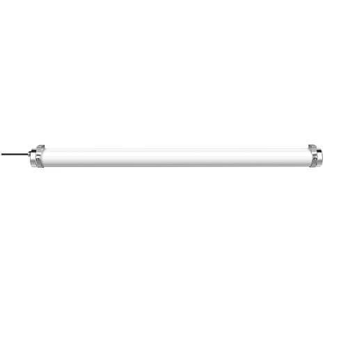 Mounted Triumph Series Tri Light, providing bright, reliable illumination in a wet and dusty industrial setting.