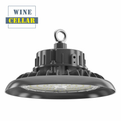 Close-up of Elegance Series LED light, designed for wine cellar environments
