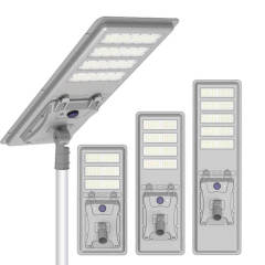 All In One Solar Street Light with integrated solar panel and LED lighting