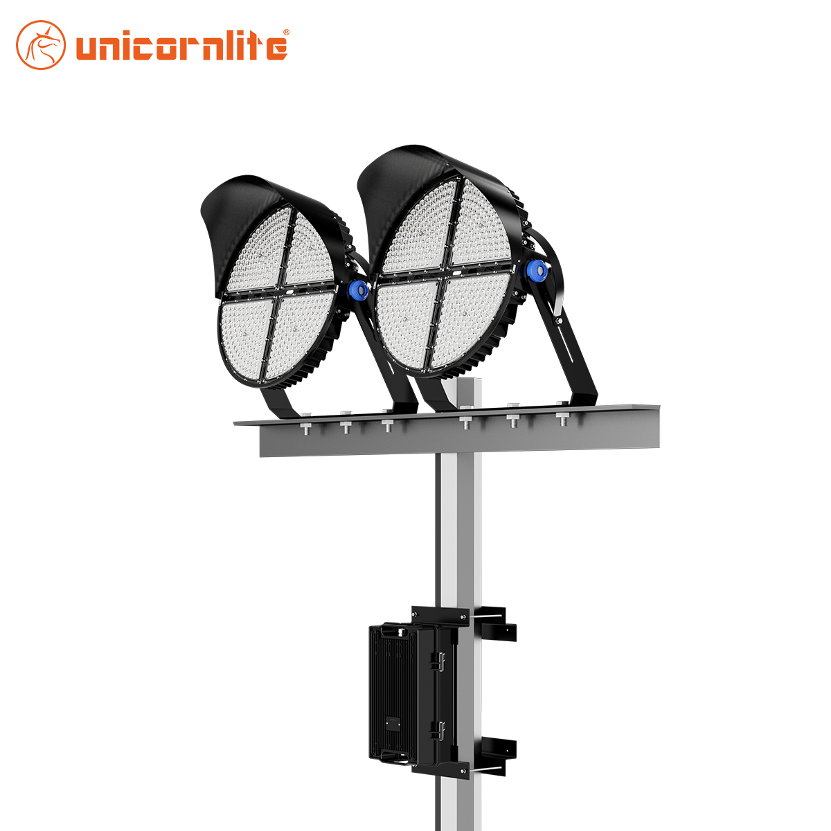 High-efficiency Diadem LED sports lighting for professional stadiums and arenas