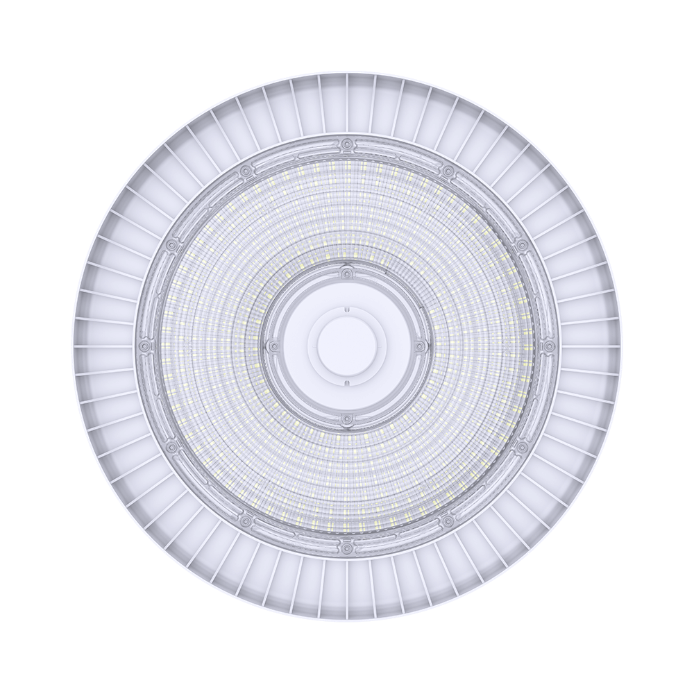 Elegant design of the Astronaut Series White UFO High Bay LED Light with high lumen output for spacious areas