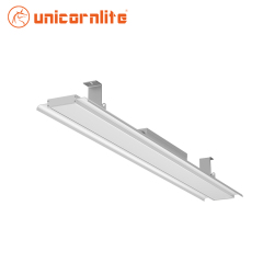 The Galaxy G2 Linear LED High Bay Light showcases a sleek design suitable for warehouse lighting, available in 100W, 150W, 200W, and 240W options