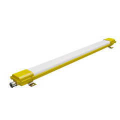 Close-up view of the linkable design of the ATEX explosion proof light, showcasing its connectivity options for flexible installations.