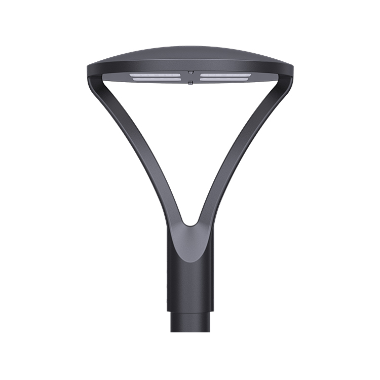 Close-up view of the adjustable power settings of the Hermoso Series LED garden light, demonstrating versatility in illumination.