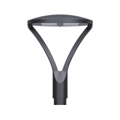 Close-up view of the adjustable power settings of the Hermoso Series LED garden light, demonstrating versatility in illumination.