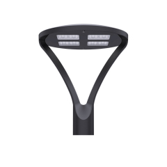 Hermoso Series LED post top light fixture showcasing a sleek design, ideal for garden and outdoor lighting.