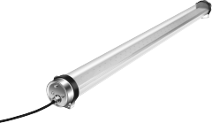 Close-up of Chateau Series LED light showcasing its sleek design and warm light spectrum