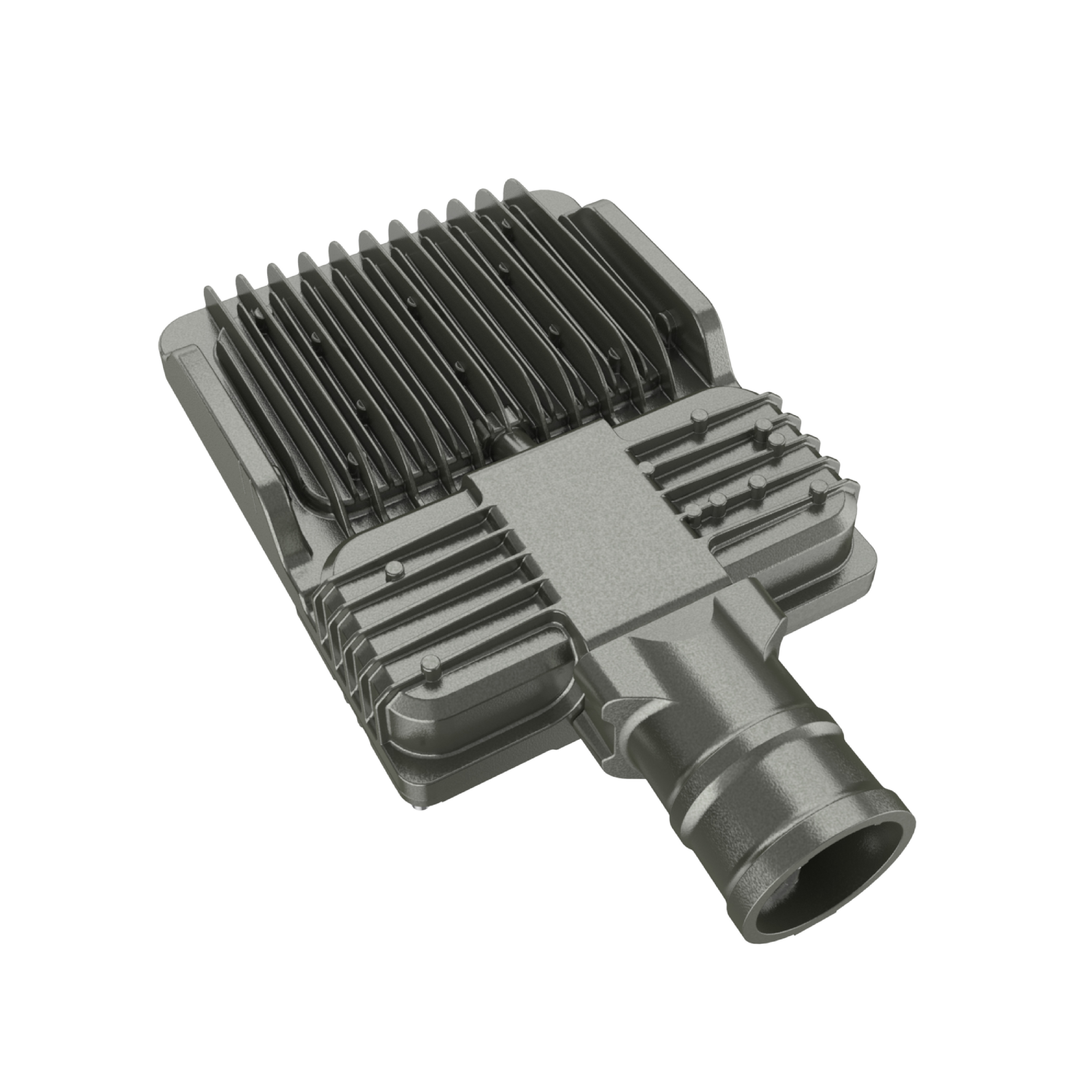 Side view of the Pioneer Series explosion-proof street light, displaying its weather-resistant features.