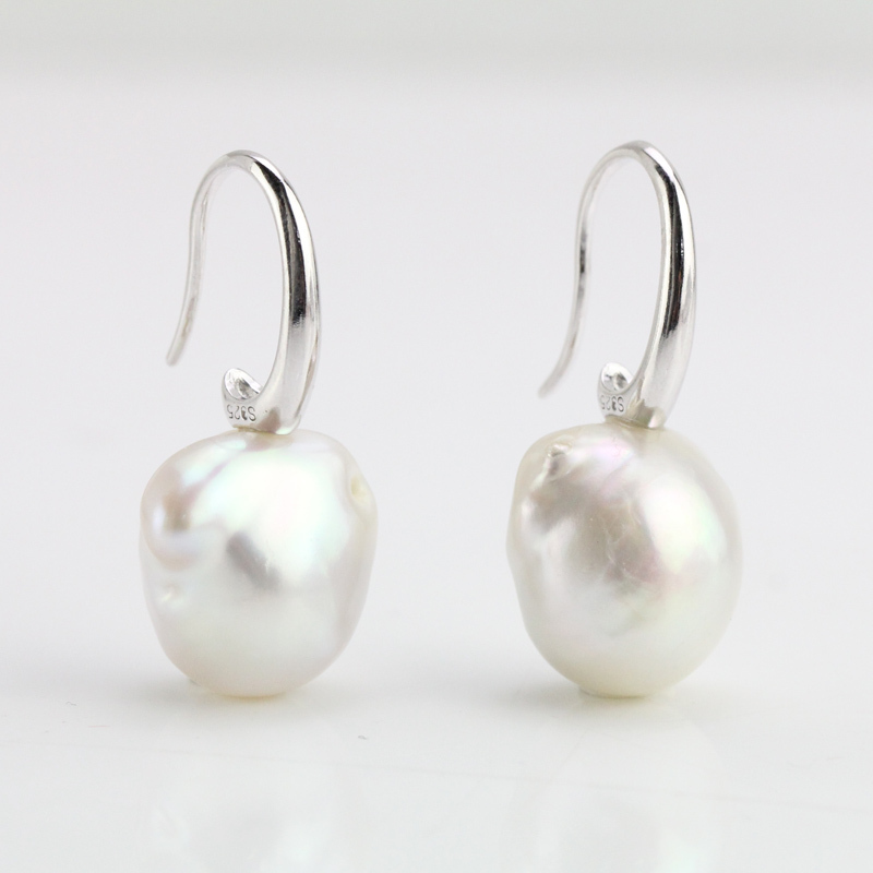 large baroque pearl earrings