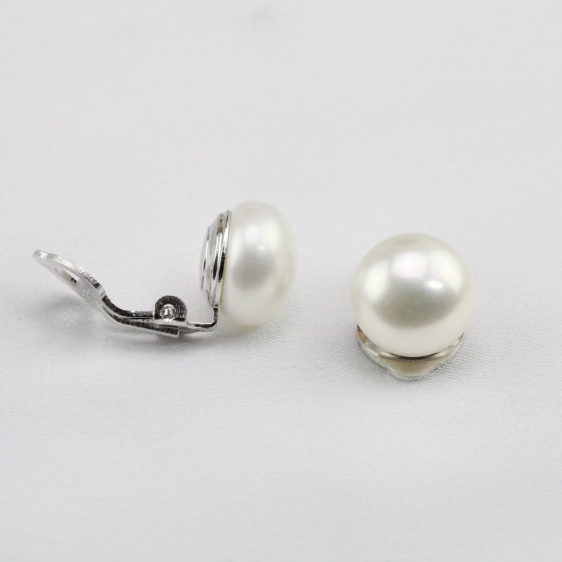clip on pearl earrings
