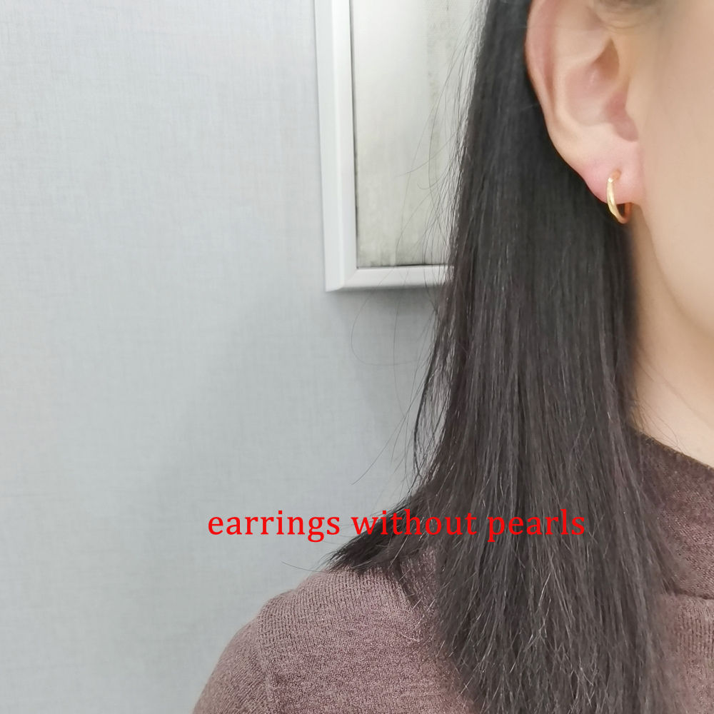 Two Ways Wearring Detachable Baroque Pearl Earrings