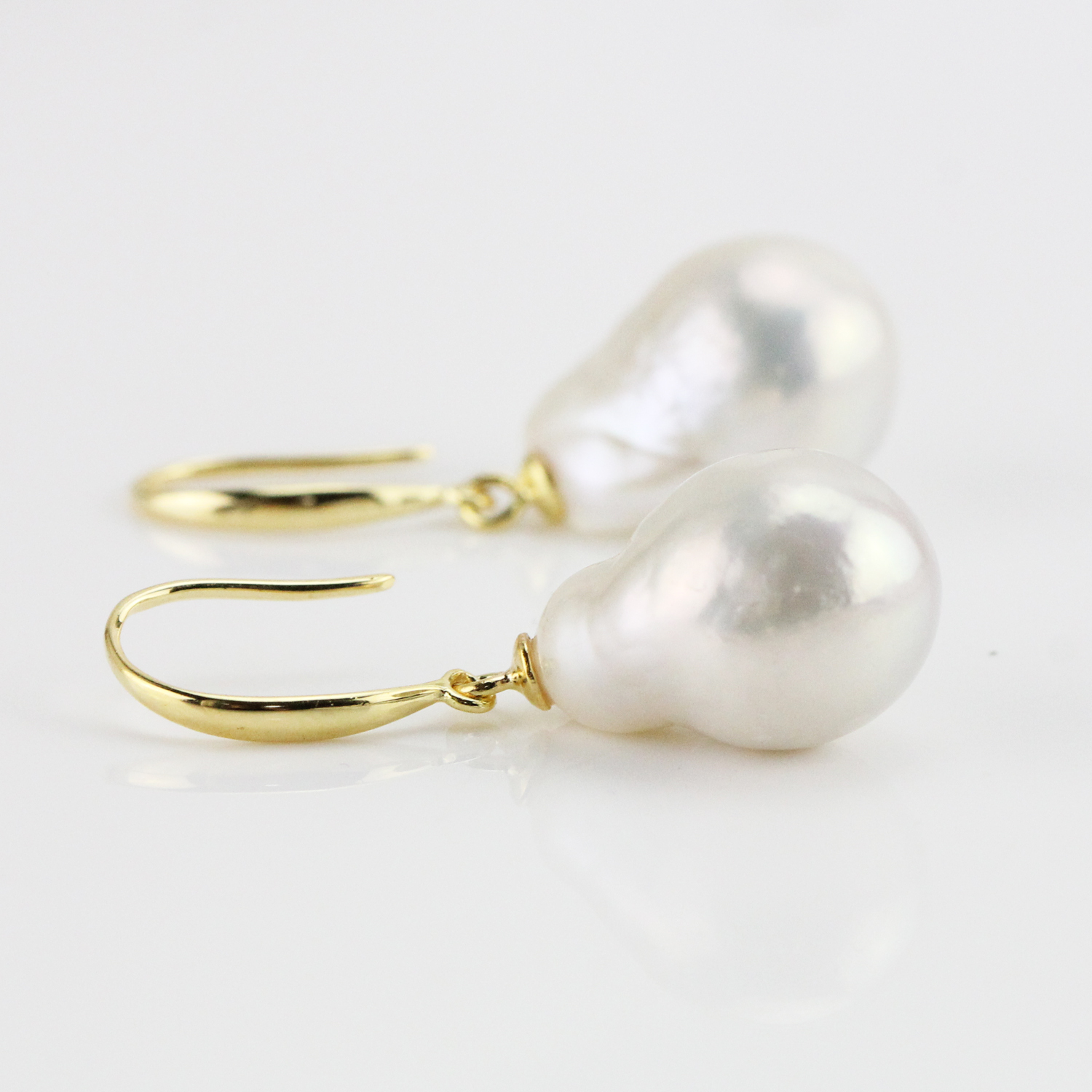 pearl dangle earrings