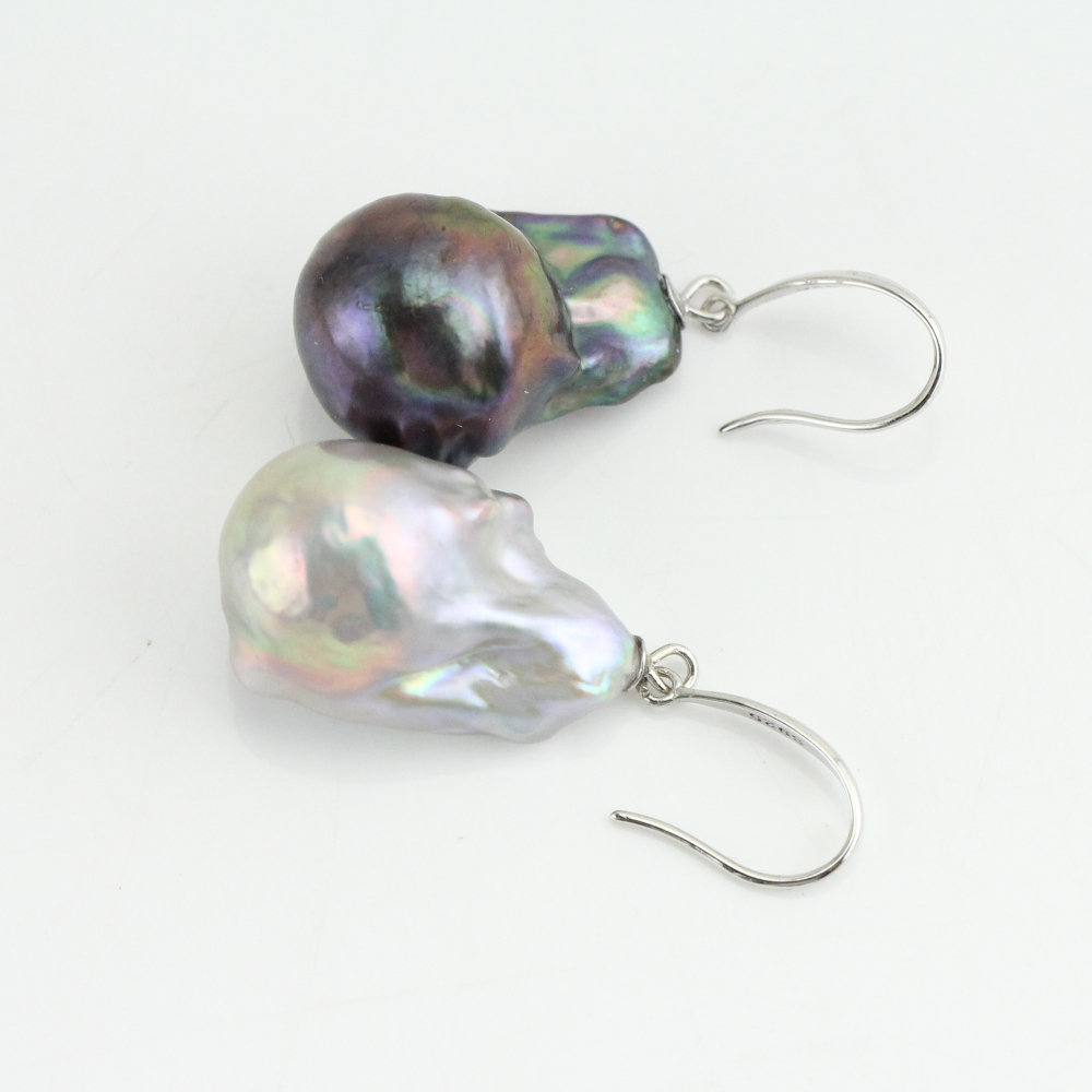 baroque pearl earrings
