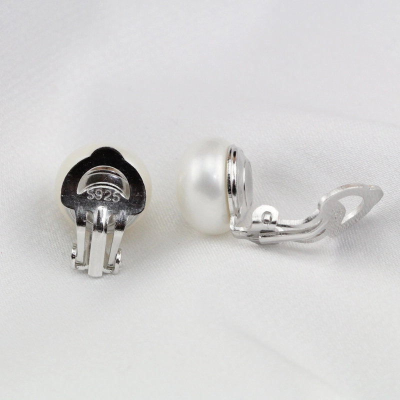 Clip Pearl Earrings For Non pierced Ears