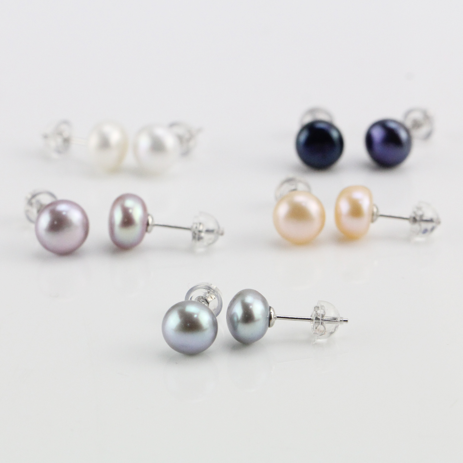 pearl earring studs