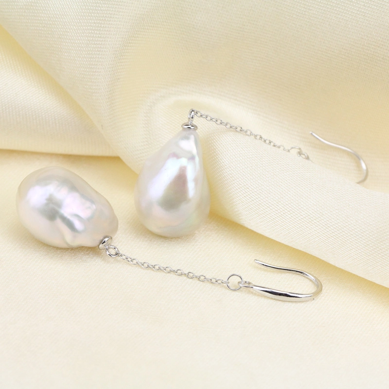 baroque pearl earrings