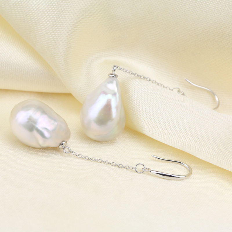 baroque pearl earrings