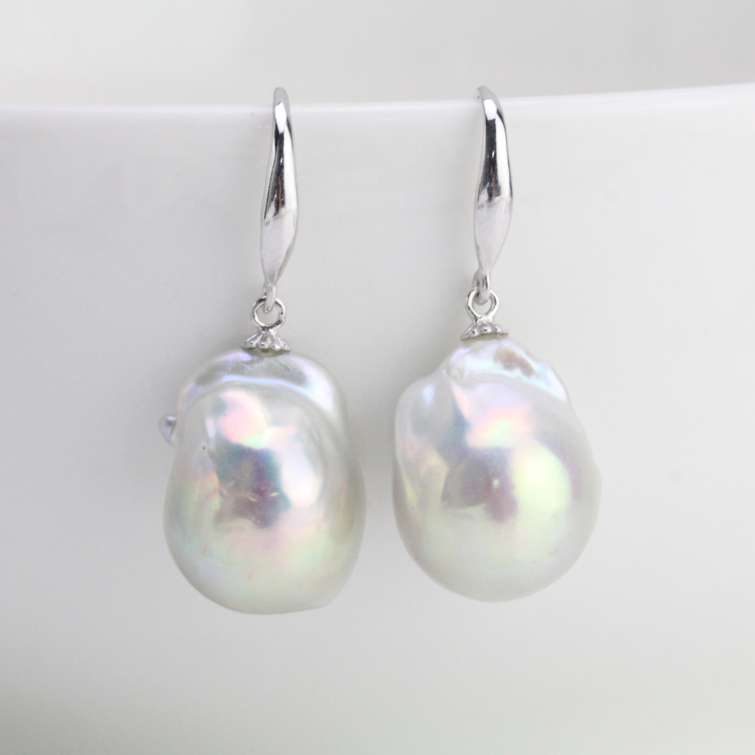 baroque pearl earrings