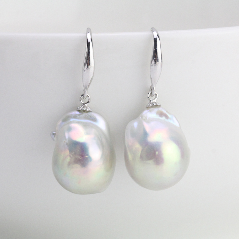 baroque pearl earrings