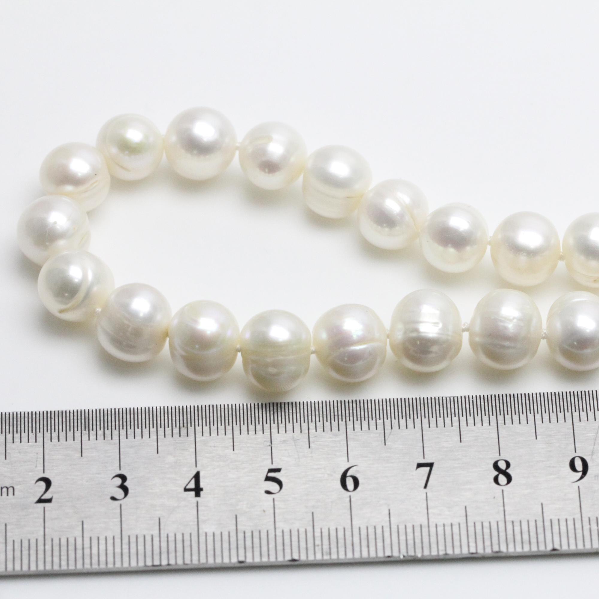 10mm White Freshwater Pearl Endless Long Necklace