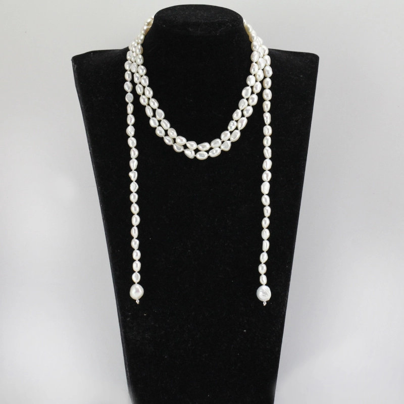 lariat pearl necklace