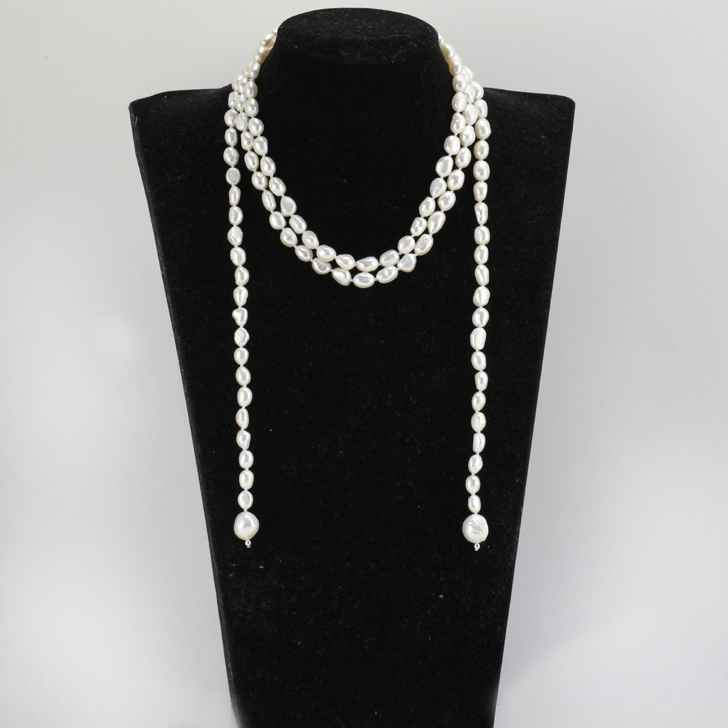 lariat pearl necklace