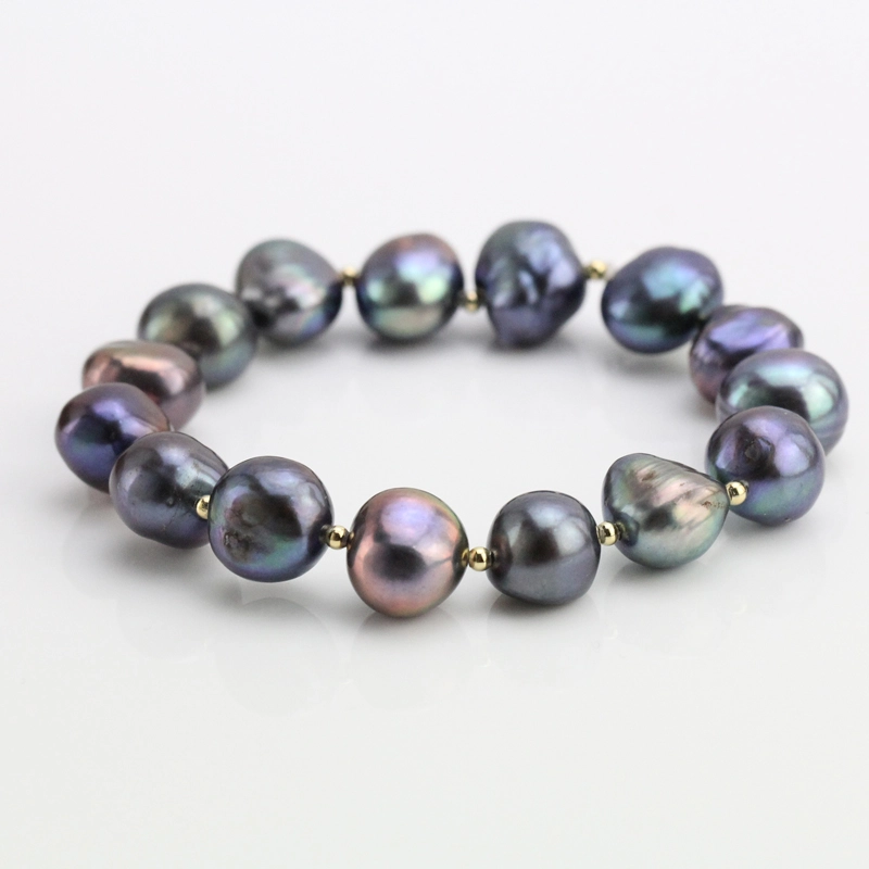 Black Pearl Stretch Bracelet