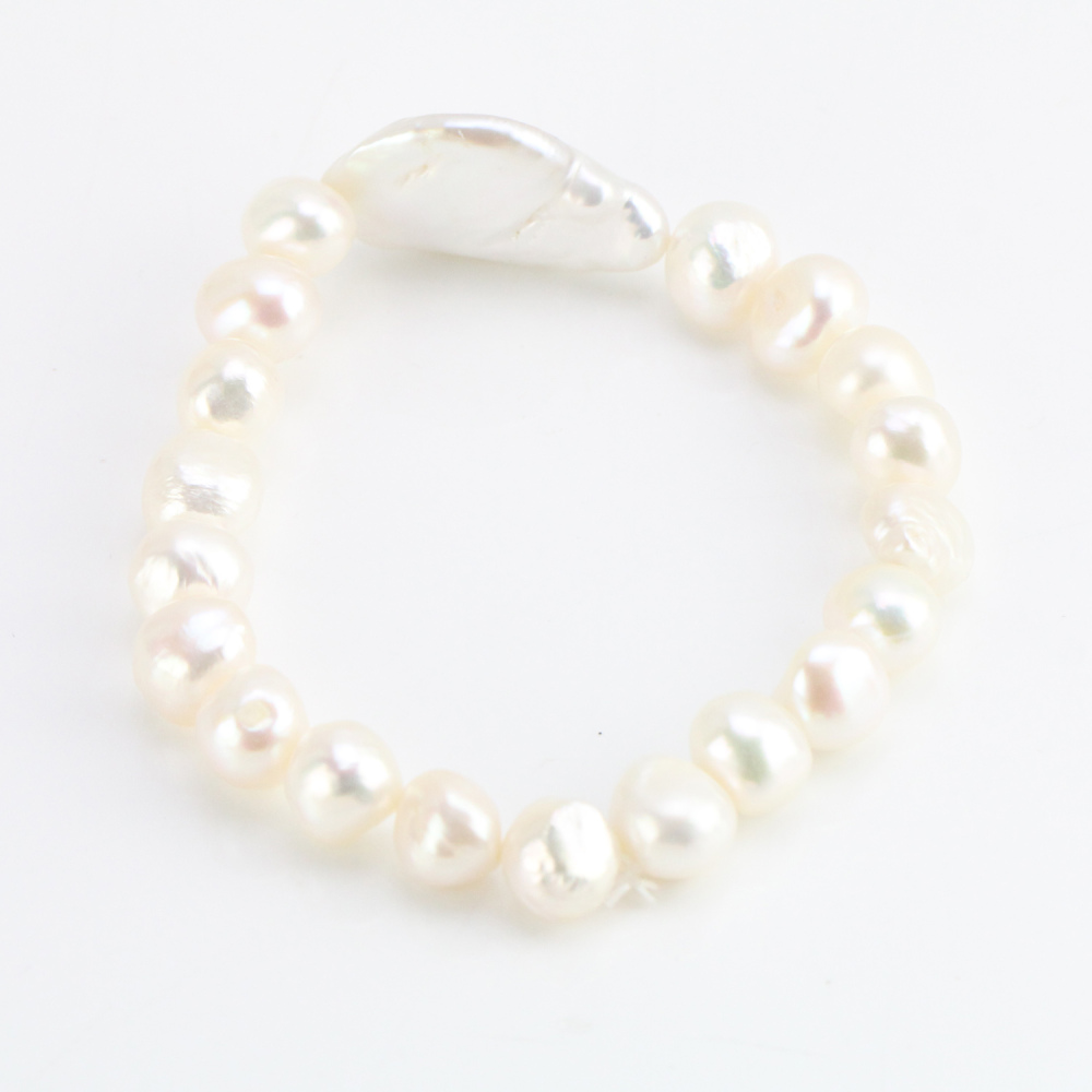 Baroque Pearl Elastic Bracelet