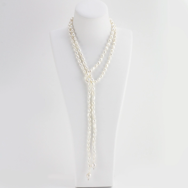 pearl lariat necklace