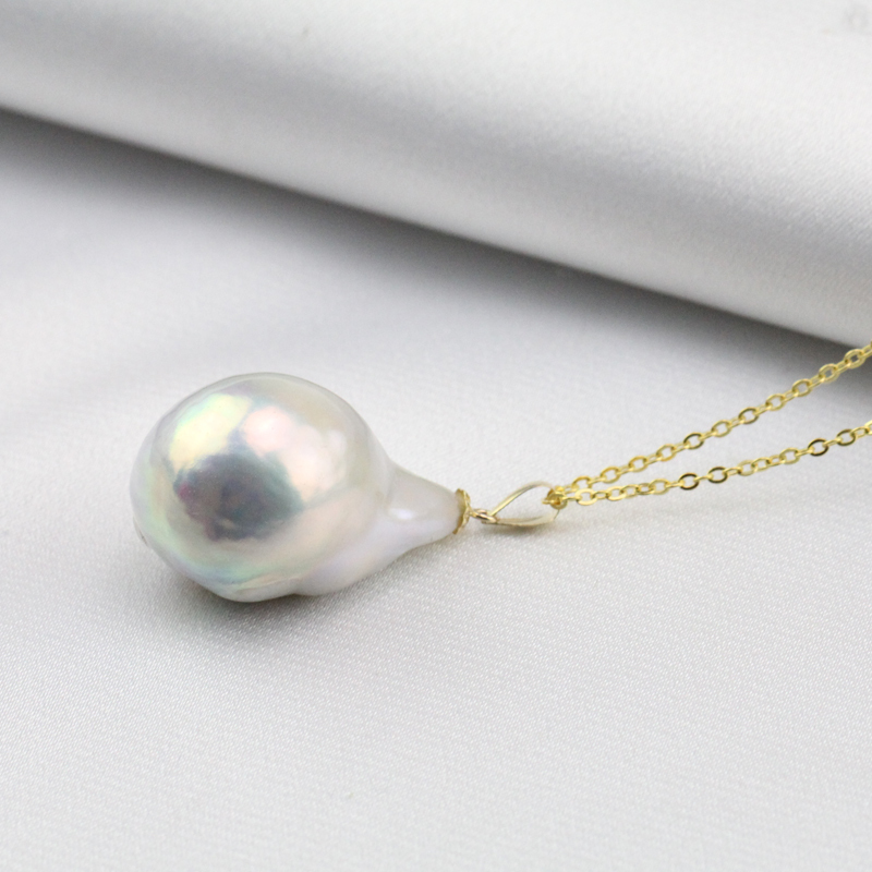 13-14mm Drop Shape Freshwater Pearl Pendant