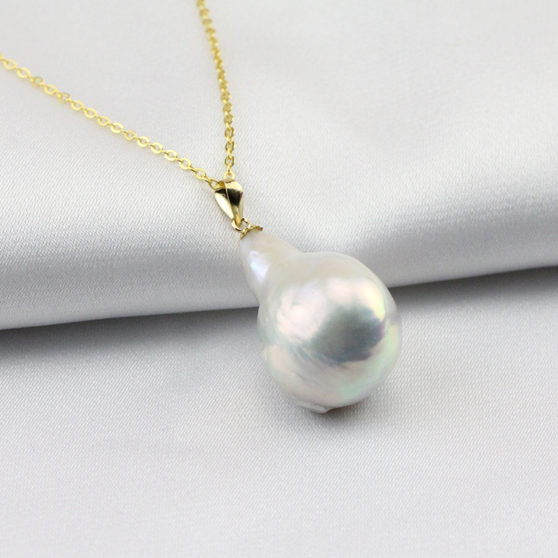 13-14mm Drop Shape Freshwater Pearl Pendant