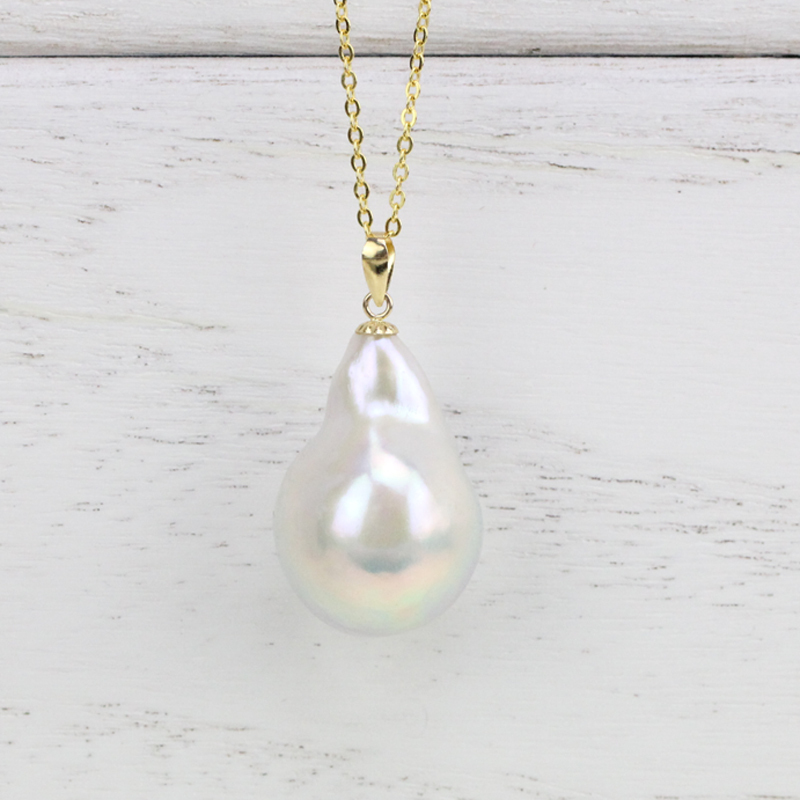 13-14mm Drop Shape Freshwater Pearl Pendant