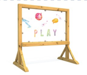 Transparent easel