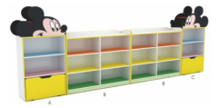 Mickey-shaped toy cabinet