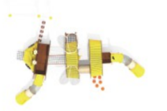 Bee-shaped combination slide suitable for children aged 3-15-Wanyang Amusement Group