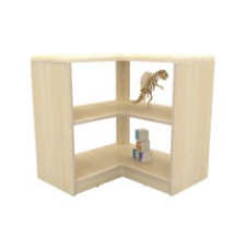 Right angle corner cabinet