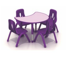 moon shaped table