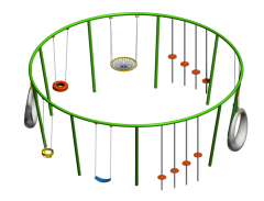 360° Friendship Circle Swing - Heavy-Duty Commercial-Grade Swinging Experience