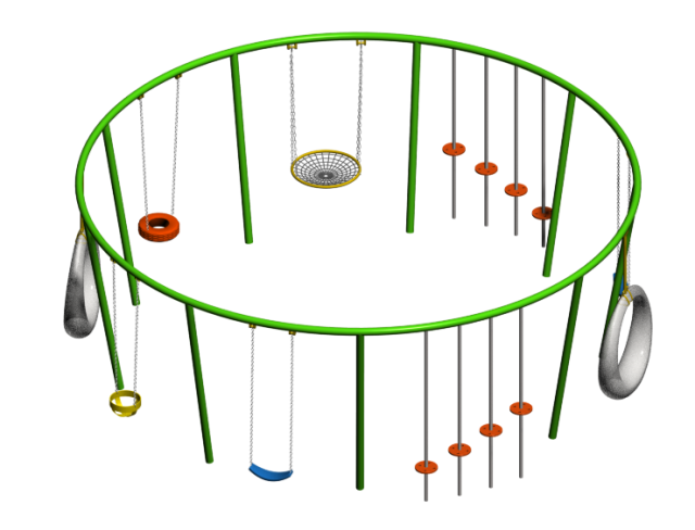 360° Friendship Circle Swing - Heavy-Duty Commercial-Grade Swinging Experience
